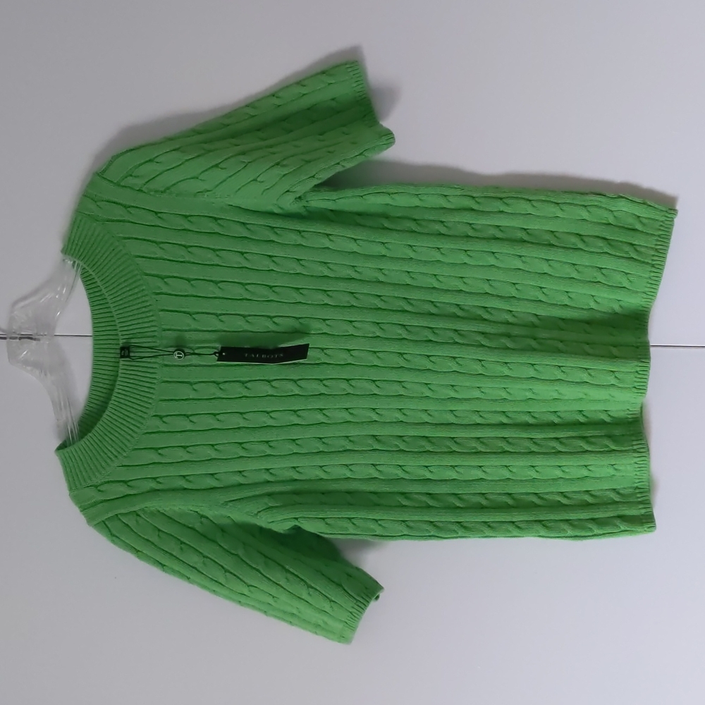 Talbots Cable Knit Short Sleeve Sweater (NWT)